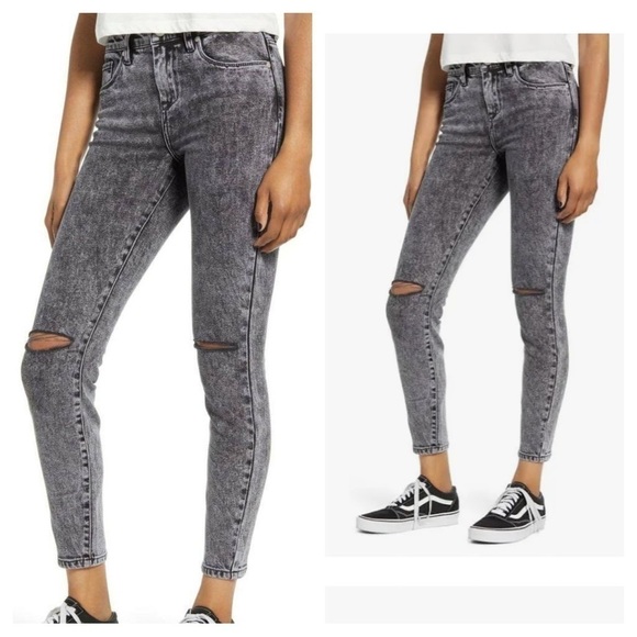 Blank NYC The Great Jones Skinny Jeans - Gray size 24 - Picture 3 of 13